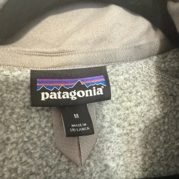 Patagonia Better Sweater 1/4 Zip Fleece Pullover Gray Medium - Picture 6 of 11